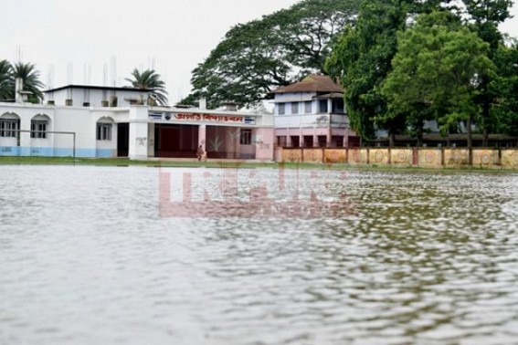 AMC's mass corruption, poor planning turned Manik Sarkar's 'SMART CITY' Agartala into public drain  : Capital City's School Education paralyzed after one day rain